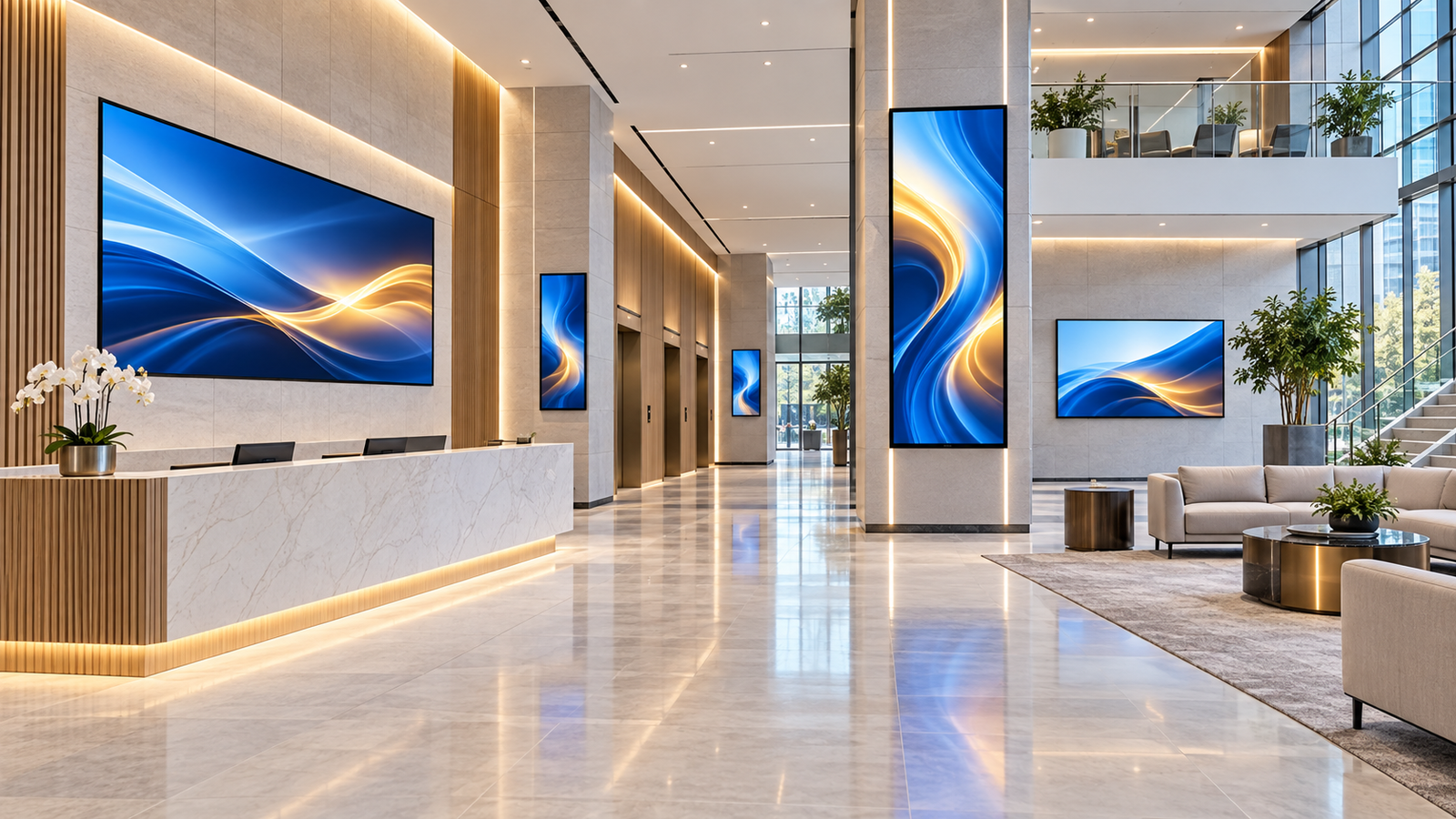 Digital Signage AV showroom