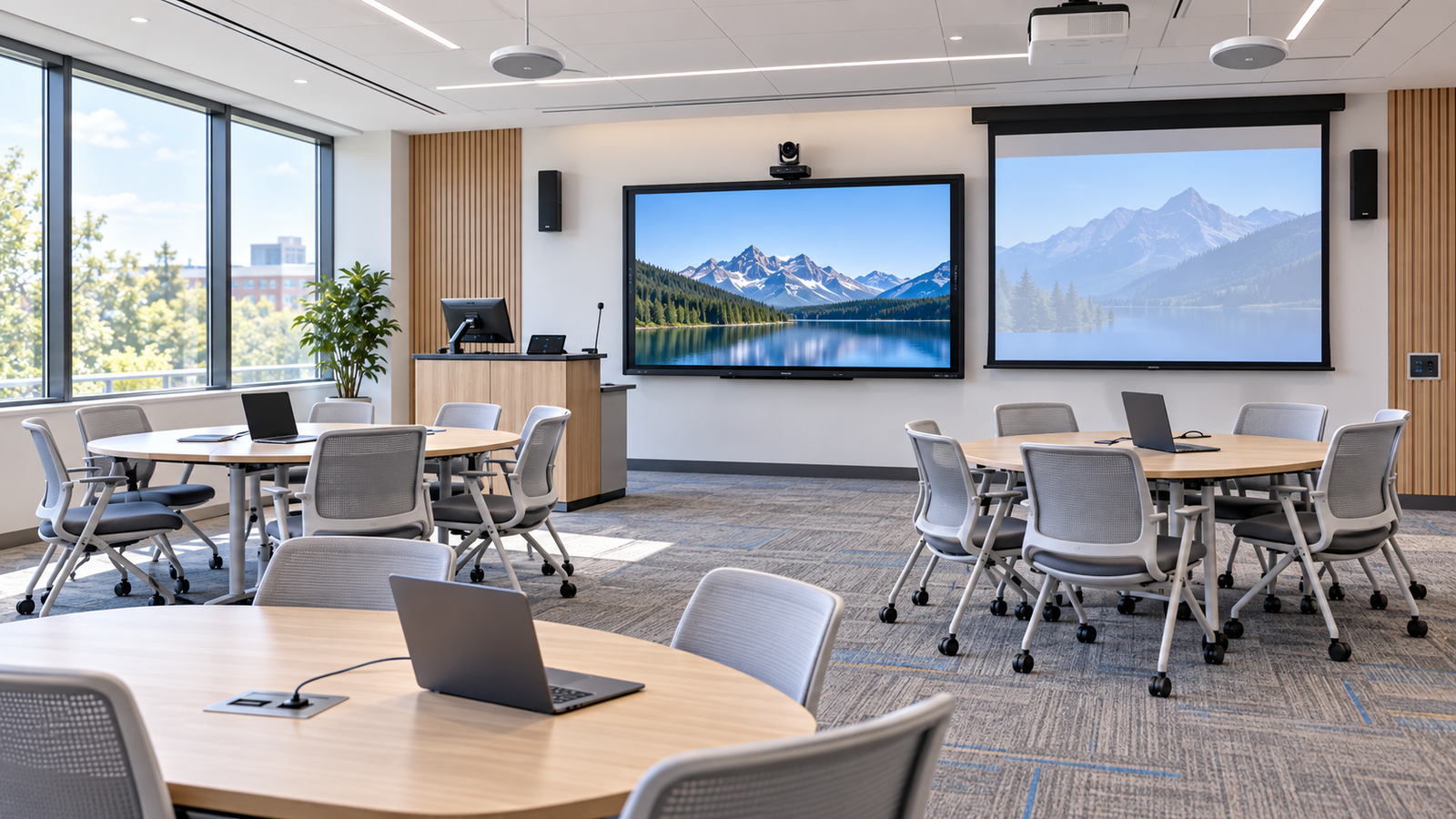 Education AV showroom