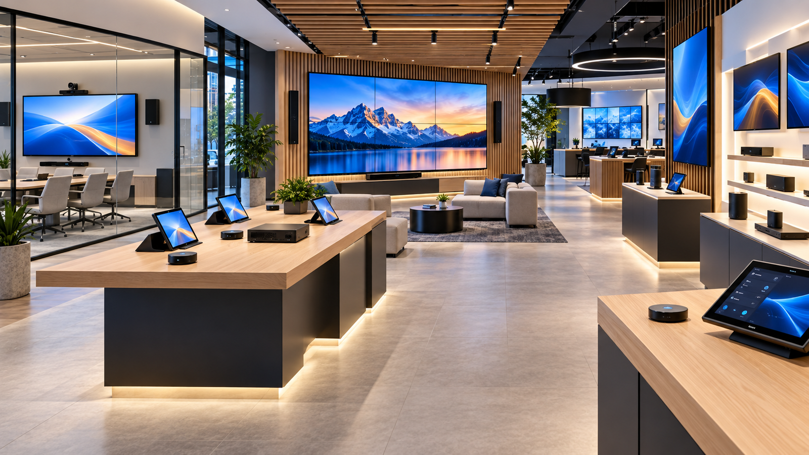 Retail & Showrooms AV showroom