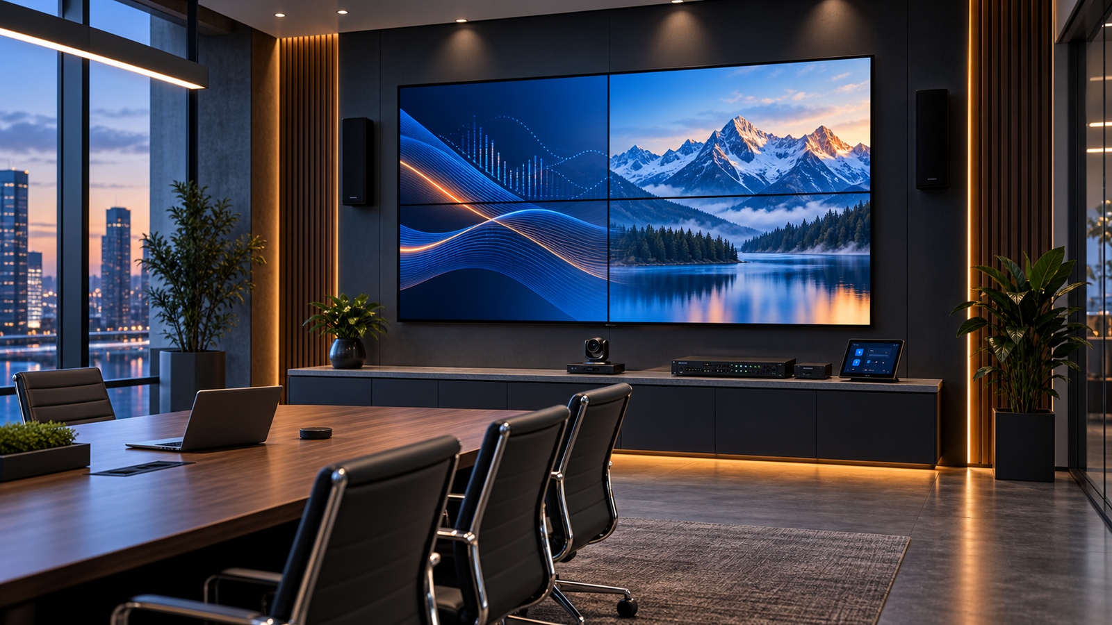 Video Walls AV showroom
