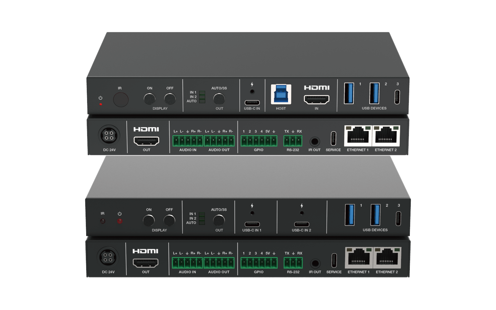 DP-HUB21 2x1 HDMI / USB-C 4K60 Huddle Room Switcher