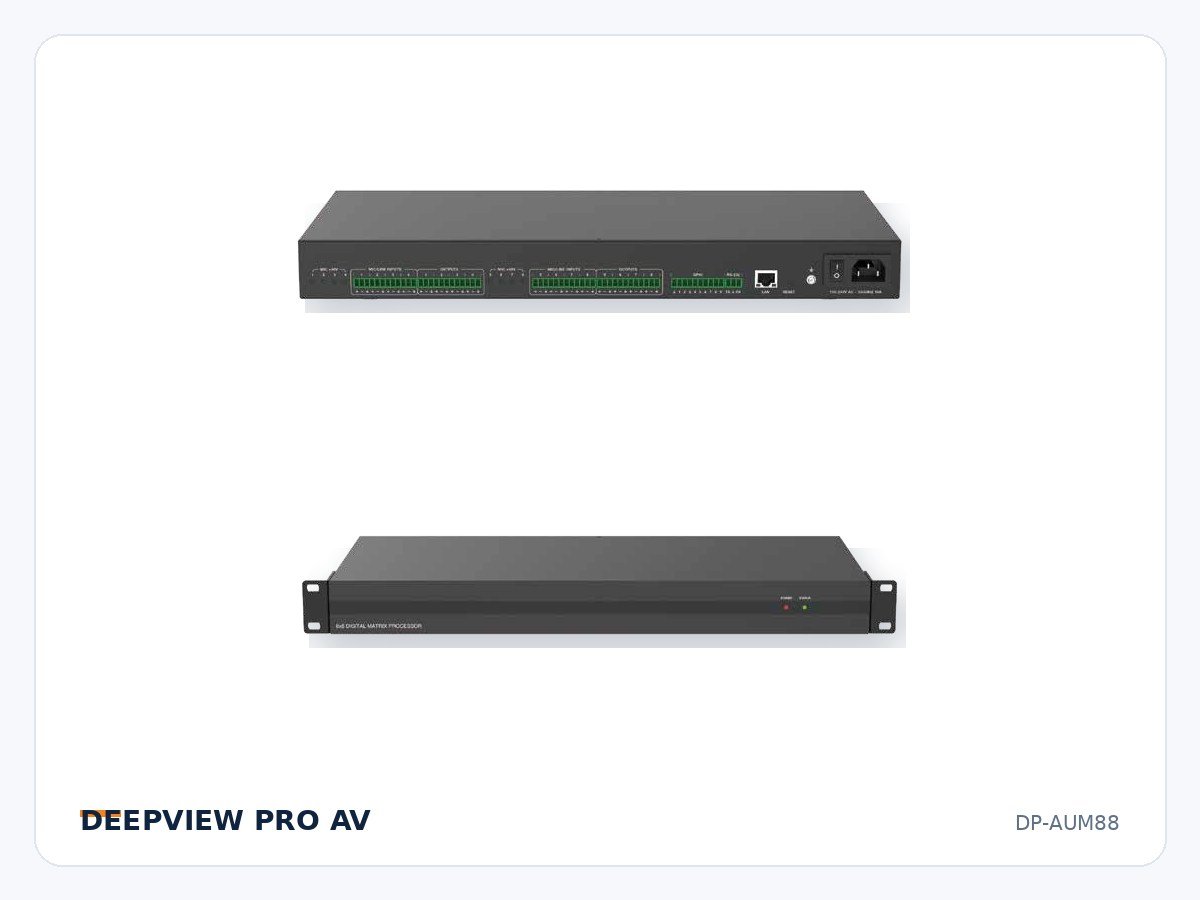 DP-AUM88 8x8 Audio Processor