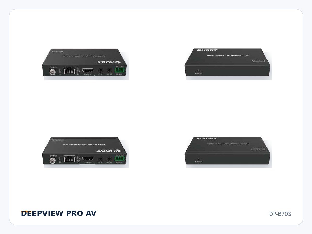 DP-B70S HDMI 4K 18Gbps HDBaseT Extender 70m
