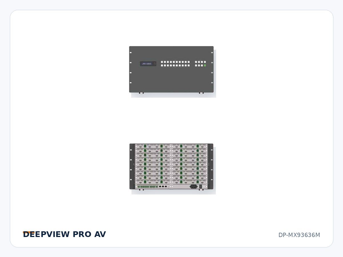 DP-MX93636M 36x36 4K Seamless Modular Matrix