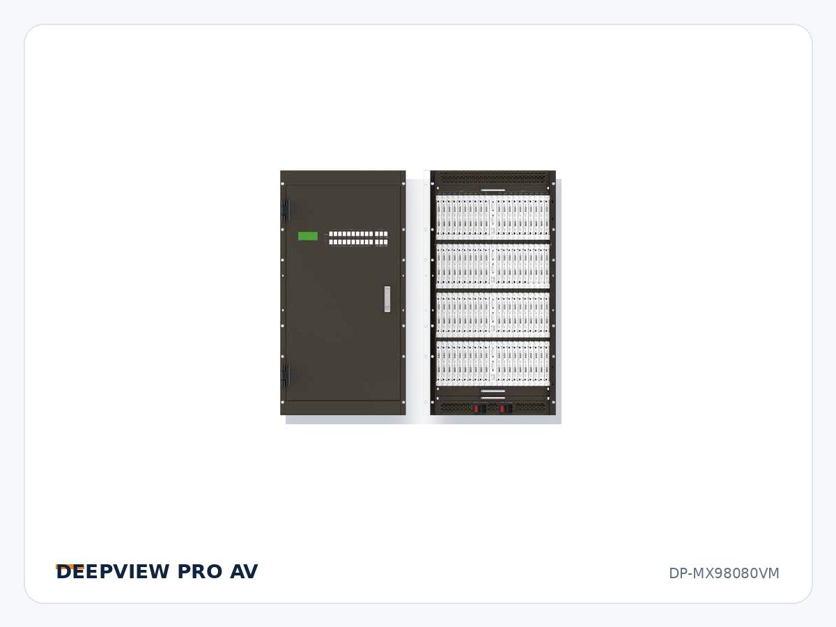 DP-MX98080VM 80x80 4K Seamless Modular Matrix