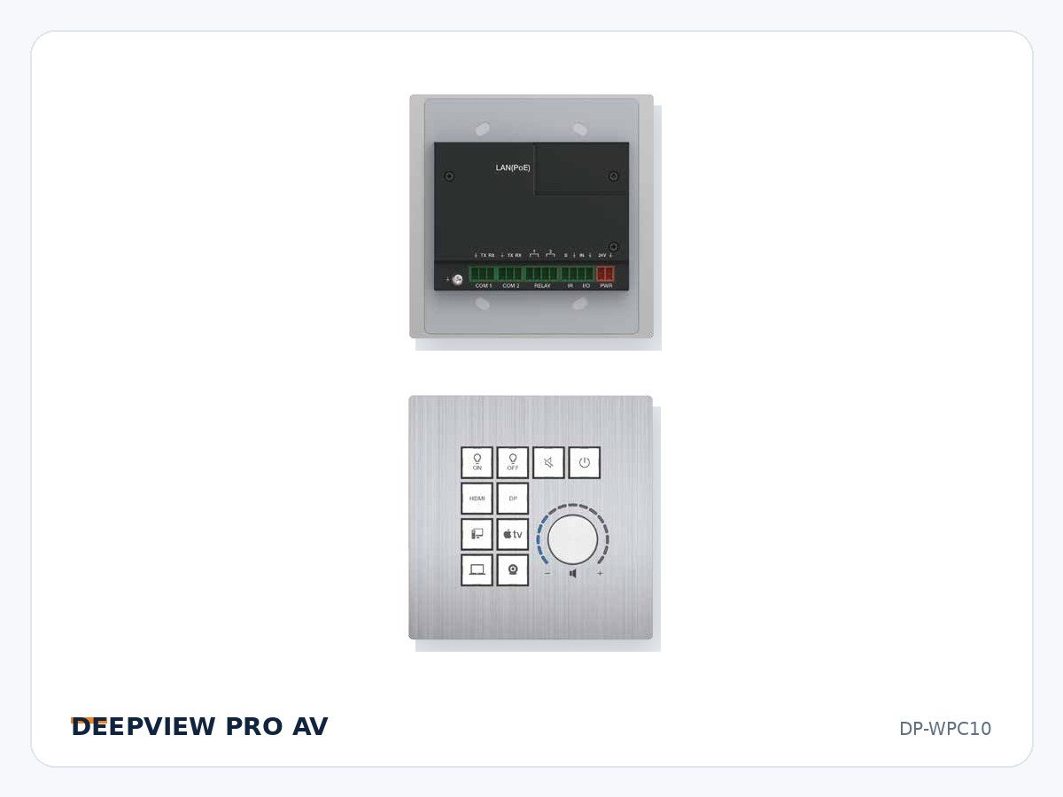 DP-WPC10 10-key In-wall Control Panel
