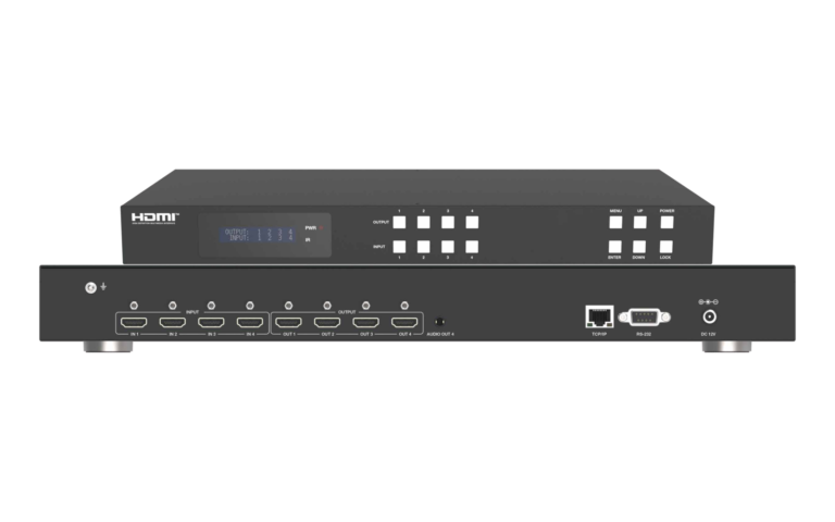 DP-MX944SL 4x4 HDMI 4K30 Seamless Matrix with Video Wall