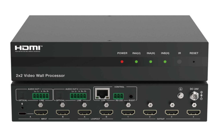 DP-TWB24AP 4K60 2x2 Video Wall Processor